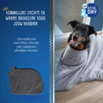 Sac séchant pour chien en microfibre L, longueur de dos 75 cm – Royal Dry Doggy Bag – Image 5