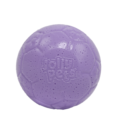 Ballon de football pour chiens violet clair, 7,5 cm – Jolly Pets Mini Soccer Ball