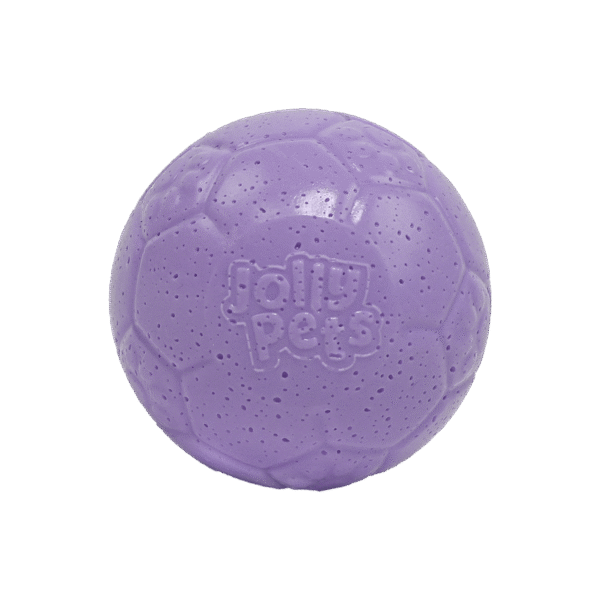 Ballon de football pour chiens violet clair, 7,5 cm – Jolly Pets Mini Soccer Ball