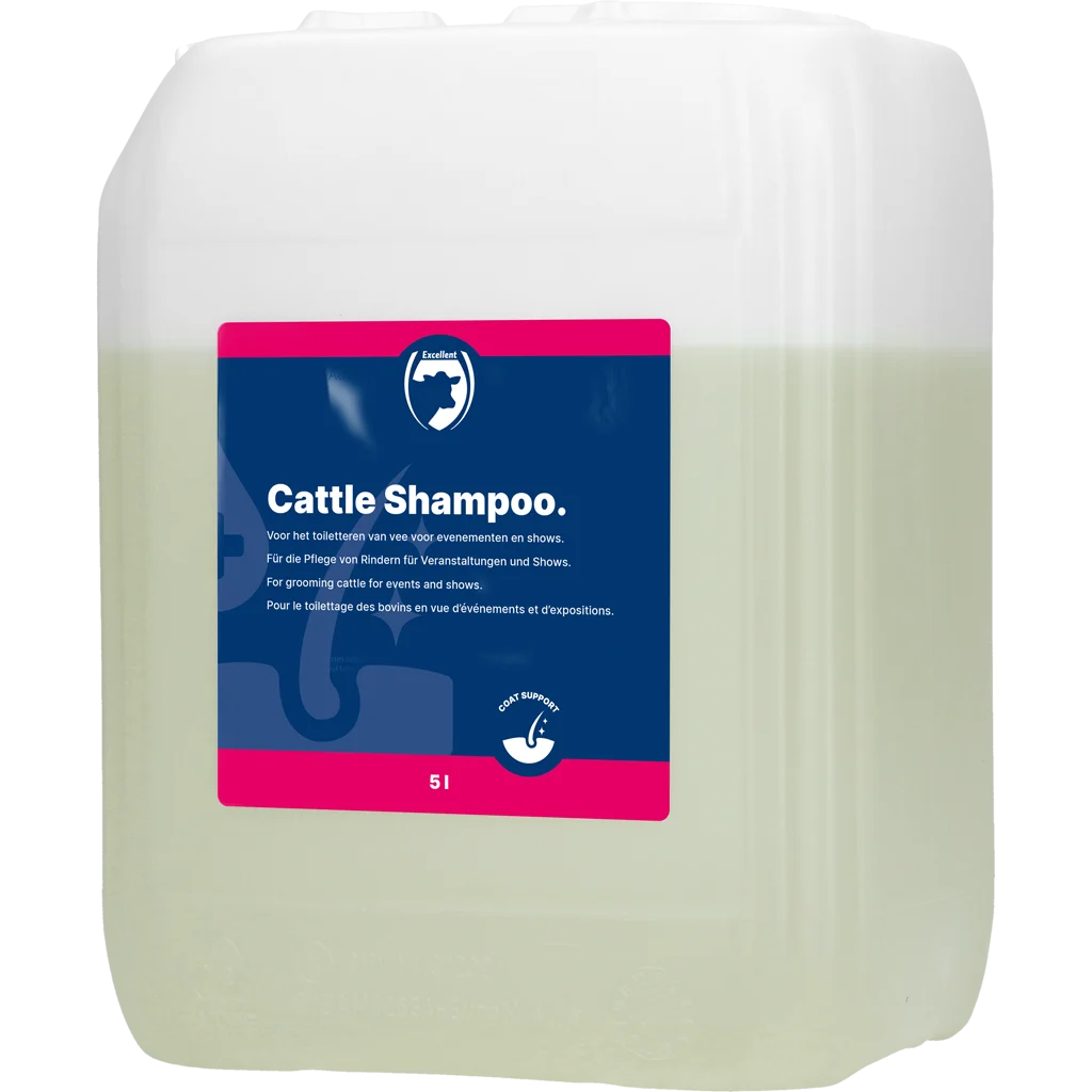 Shampooing pour bovins pour concours, 5 l – Excellent Cattle Shampoo – Image 1