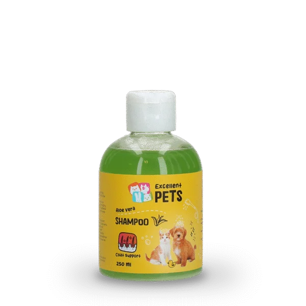 Shampooing pour chien à l’aloe vera pour peau sensible, 250 ml – Excellent Pets Shampoo Aloe Vera