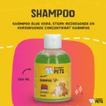 Shampooing pour chien à l’aloe vera pour peau sensible, 250 ml – Excellent Pets Shampoo Aloe Vera – Image 2