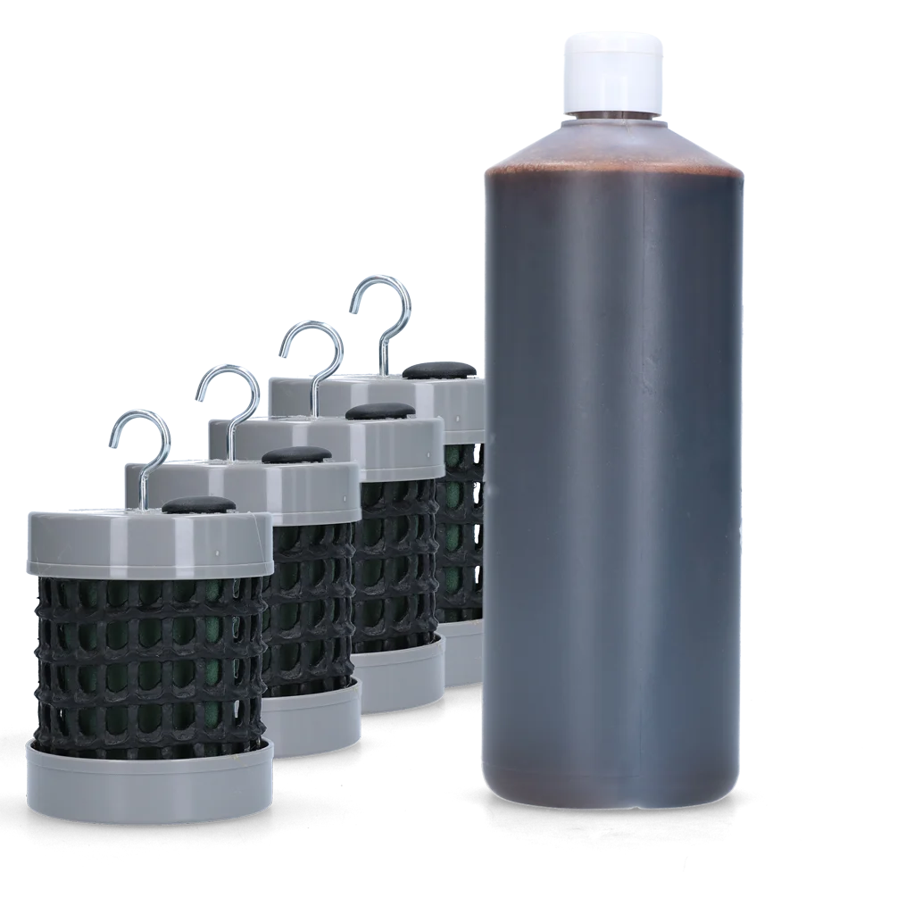 Kit parasol contre les mouches et les guêpes, 1 l de liquide et 4 tubes – Shield Up Stay Away Parasol Set – Image 2