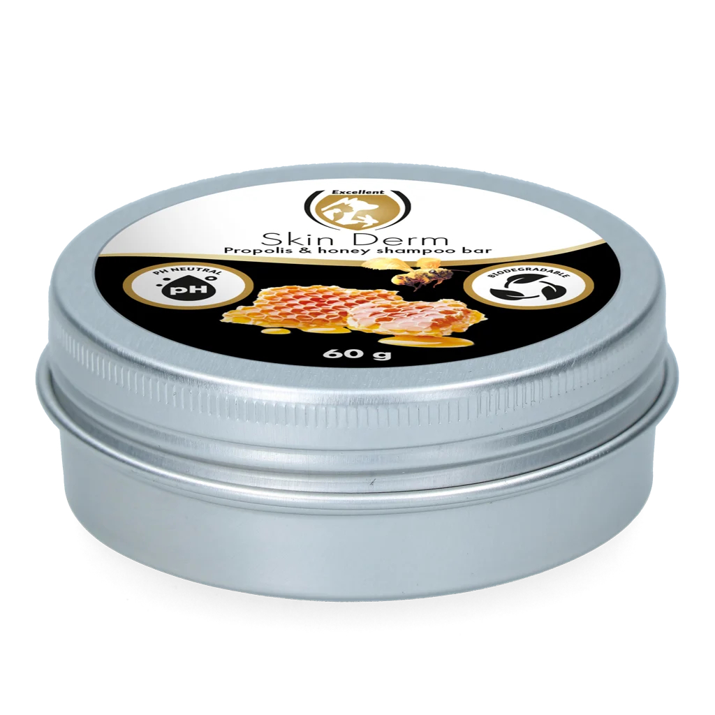 Shampoing solide à la propolis et au miel, 60 g – Excellent Skin Derm Propolis Shampoo bar – Image 3