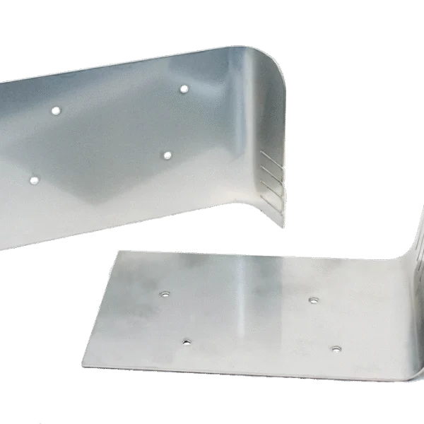 Protection pour porte enroulable en RVS304 avec 2 supports muraux – Skipper