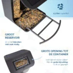 Mangeoire avec caméra et panneau solaire, 1,5 l – Hofman Animal Care AI Bird Feeder – Image 4