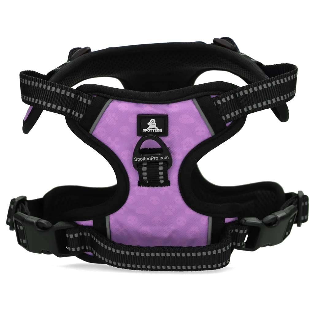 Harnais anti traction avec poignée, violet XS – Spotted! Pro No Pull – Image 3