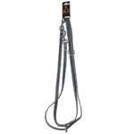 Laisse de dressage en cuir pour chien, grise, 250 cm x 16 mm – Spotted! Pro – Image 2
