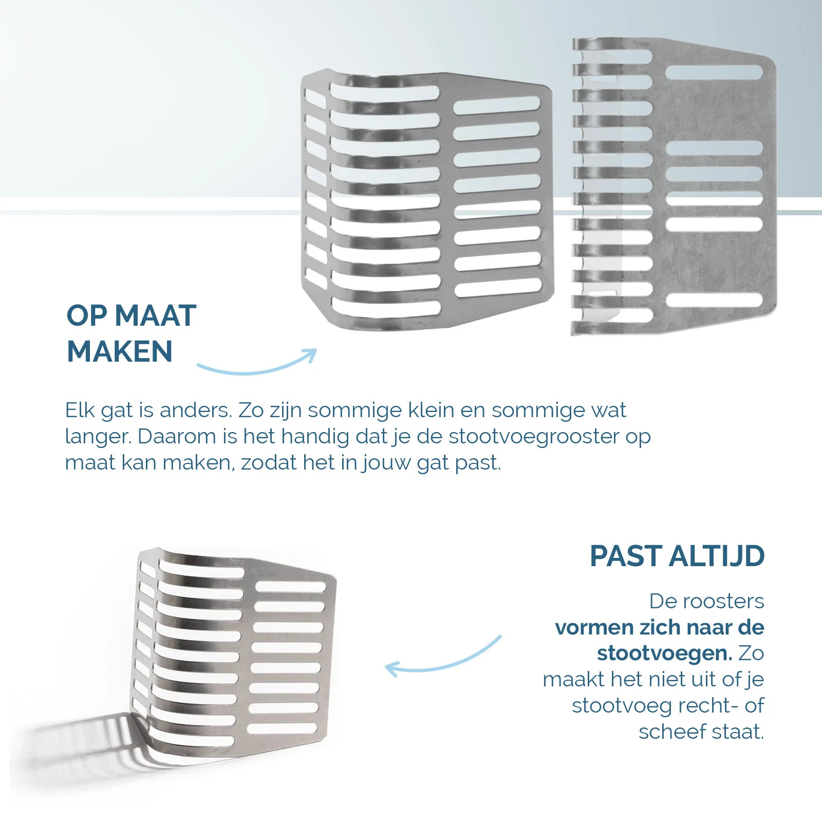 Grille anti nuisibles pour joint vertical en acier inoxydable, 5 cm, 20 pièces – Spouwsafe – Image 5