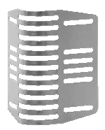 Grille en acier inoxydable contre les nuisibles pour joint de ventilation, 6 cm, 20 pièces – Spouwsafe