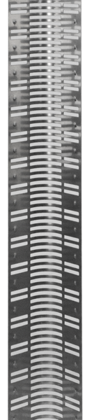 Grille de joint vertical en acier inoxydable contre les nuisibles, 50 cm
