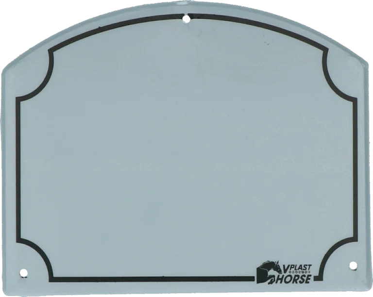 Tableau d’écriture en plastique pour écurie 11 x 13 cm – Vplast