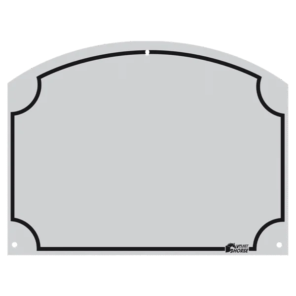 Plaque de box en ABS 70 x 95 mm – Vplast
