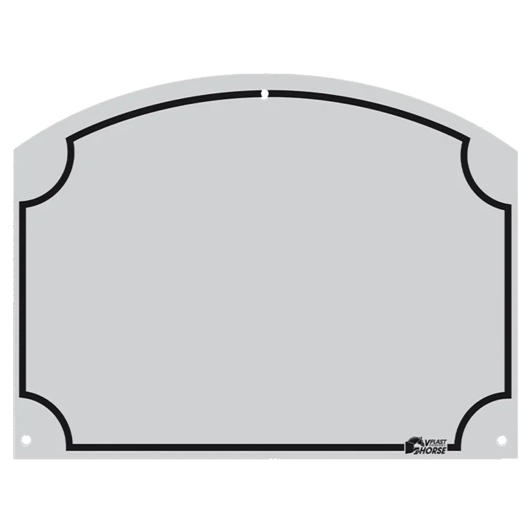 Plaque de box en ABS 70 x 95 mm – Vplast