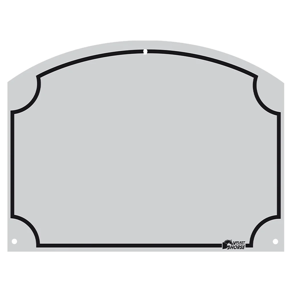 Plaque de box en ABS 70 x 95 mm – Vplast – Image 1