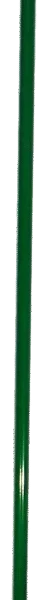 Manche en métal léger 150 cm, vert