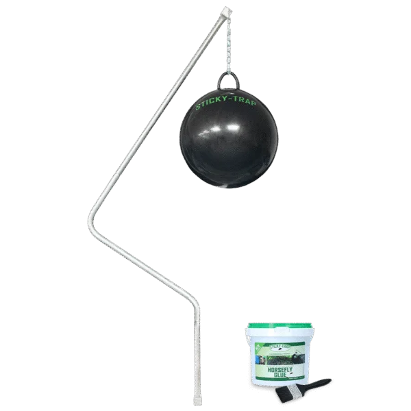 Piège à taons avec boule de 60 cm et 1,5 l de colle – Sticky Trap Glue piège complet Heavy