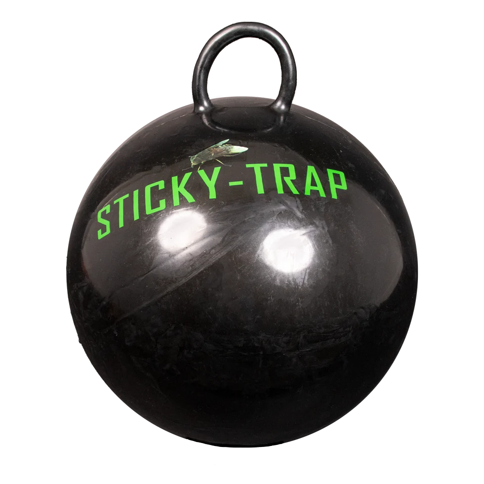 Boule à suspendre pour attraper les taons, noire, 60 cm – Sticky Trap Bal – Image 1