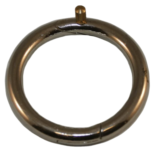 Anneau nasal de taureau en laiton de 52 à 54 mm avec vis