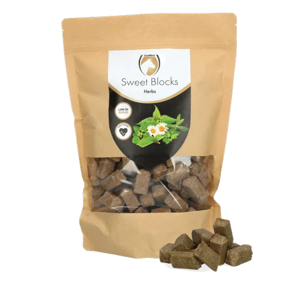 Friandises pour chevaux aux herbes, 1 kg – Excellent Horse Sweet Blocks Herbs