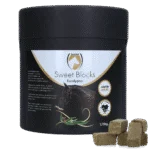 Friandises pour chevaux à l’eucalyptus, faible teneur en sucre, 1,2 kg – Excellent Horse Sweet Blocks