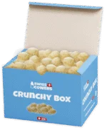 Friandises au fromage pour chiens, croustillantes, 118 récompenses – SwissCowers Cheese Crunchies Crunchy Box