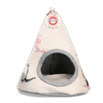 Tipi pour chat avec coussin, 42 x 56 cm – Takara Tipi Cherry Blossom