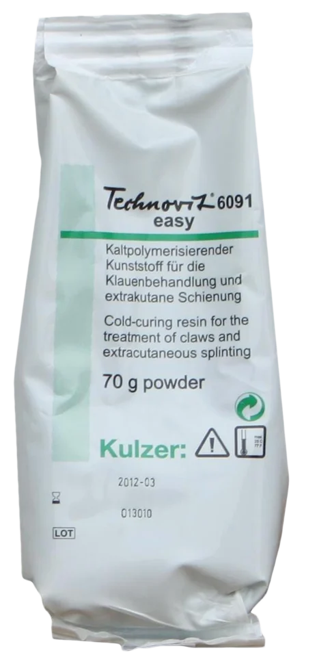 Poudre pour blocs à sabot 70 g – Kulzer Technovit 6091 Easy – Image 1