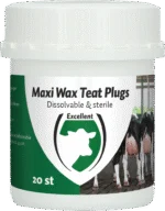 Bâtonnets de cire pour trayons 20 pièces – Excellent Maxi Wax