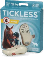 Répulsif anti tiques à ultrasons pour chevaux, beige – Tickless Horse