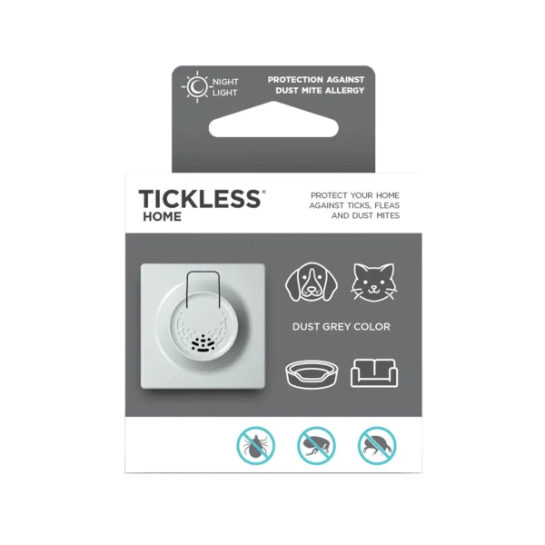 Répulsif à ultrasons contre les tiques pour la maison, contre les puces et les acariens, avec veilleuse – Tickless Home