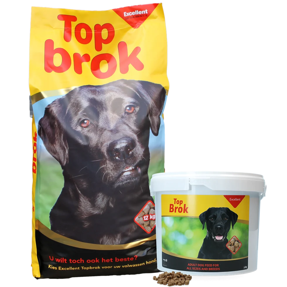 Croquettes pour chiens adultes, 12 kg – Topbrok Excellent Hond Adult – Image 2
