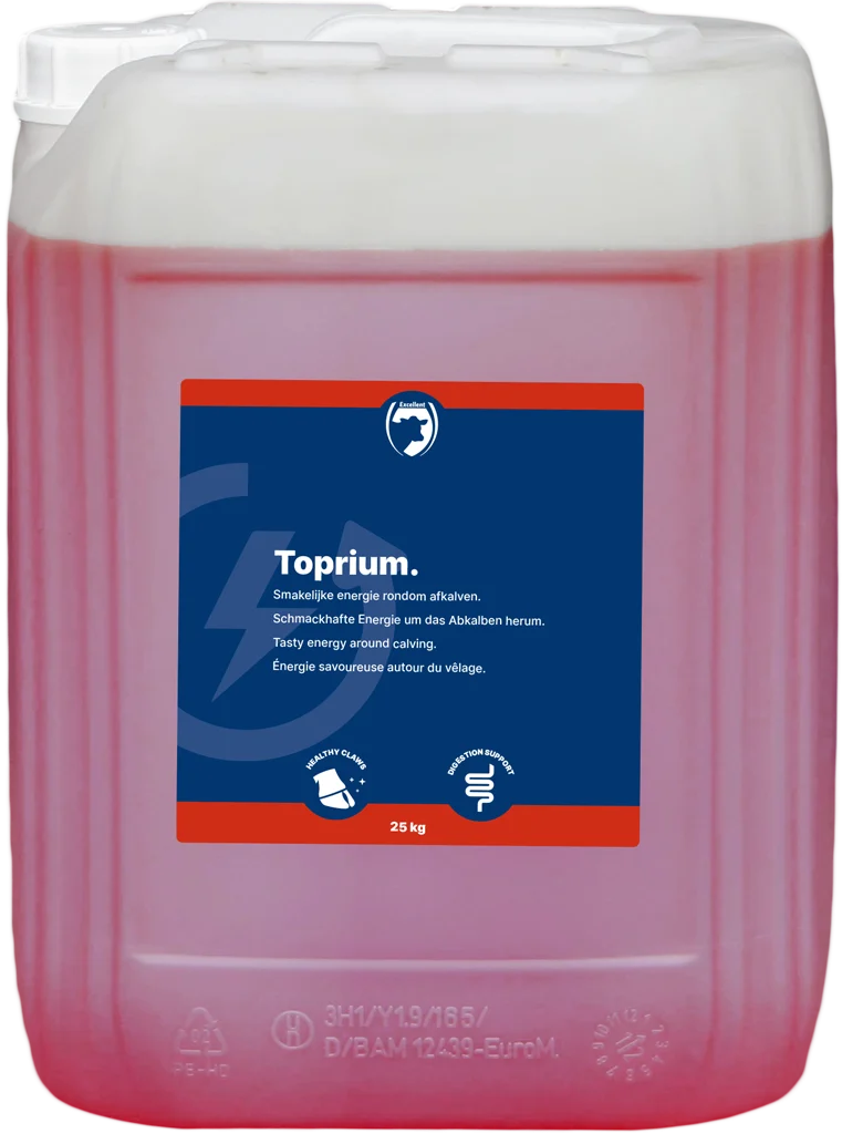 TOPR0025.png Aliment complémentaire pour vaches laitières autour du vêlage, 25 kg – Excellent Toprium – Image 1