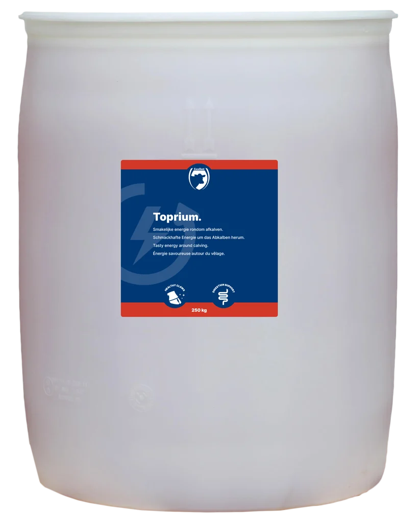 TOPR0250.png Aliment complémentaire pour vaches laitières autour du vêlage, 250 kg – Excellent Toprium – Image 1
