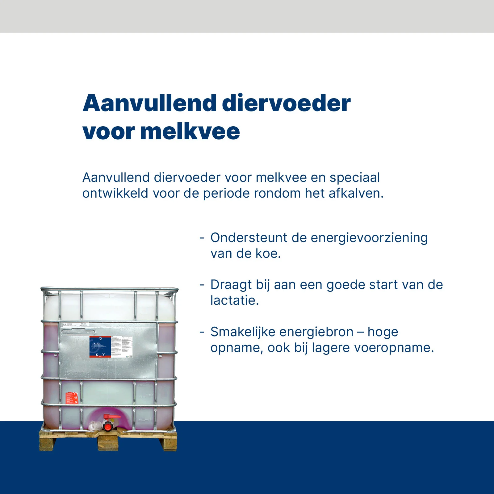 Aliment complémentaire pour vaches laitières autour du vêlage, 1000 kg – Excellent Toprium – Image 2