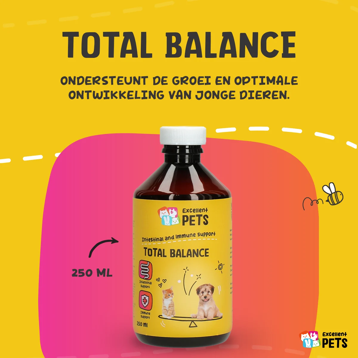 Aliment liquide pour chiens et chats, 250 ml – Excellent Pets Total Balance – Image 2