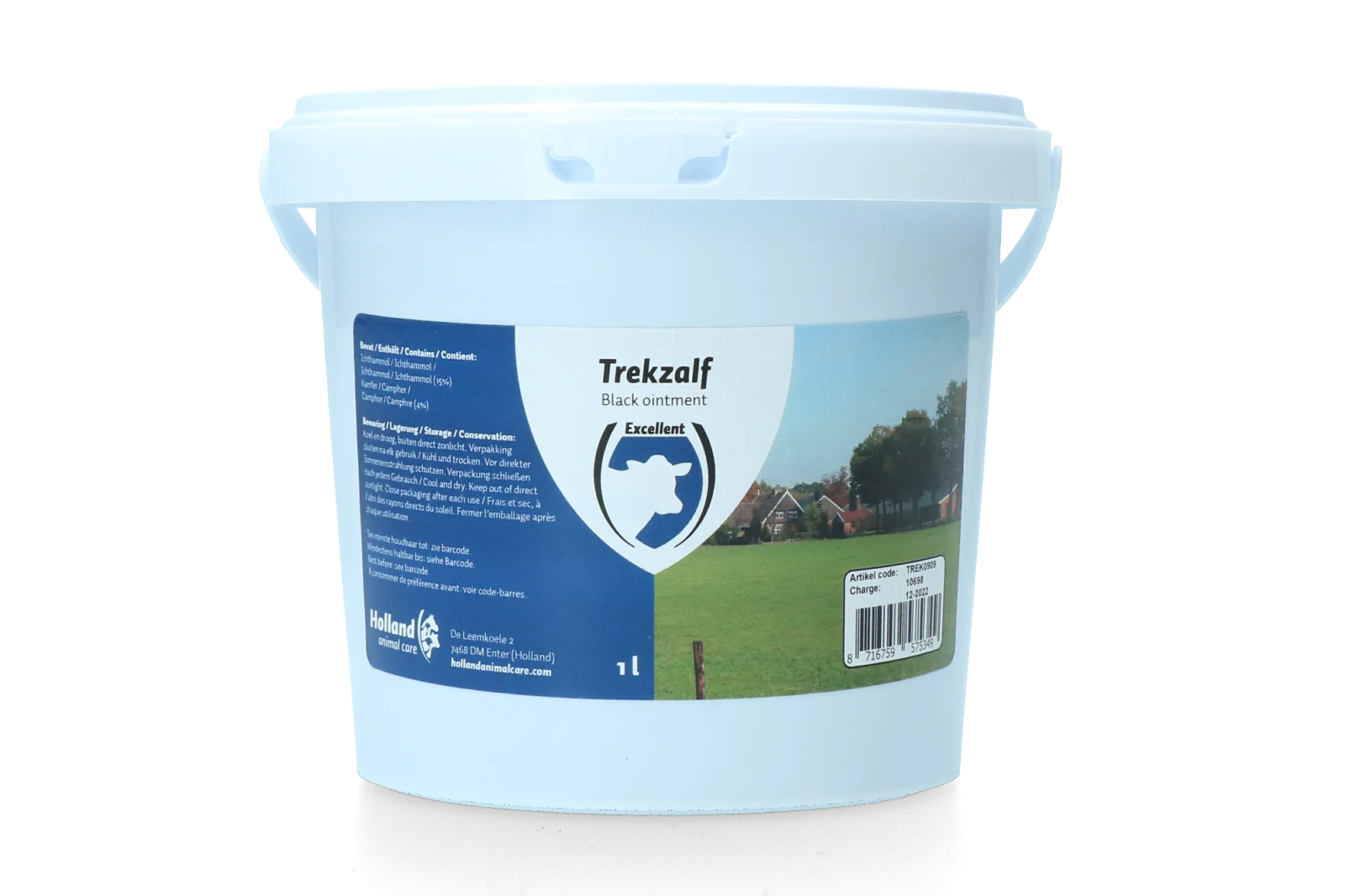 Pommade de tirage avec 4 % de camphre et 15 % d’ichthammol, 1 l – Excellent Trekzalf – Image 1