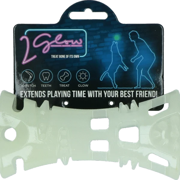 Os à mâcher lumineux pour chien – 2 Glow Treat Bone of it's Own