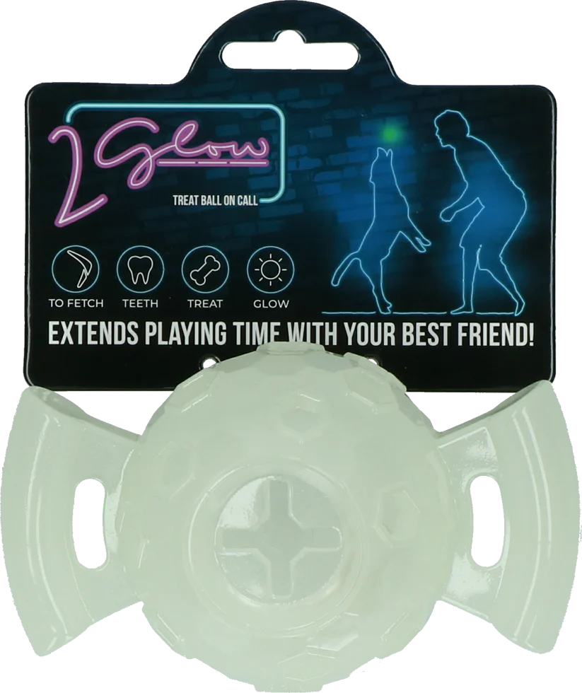 Balle lumineuse pour chien – 2 Glow Treat Ball on Call – Image 1