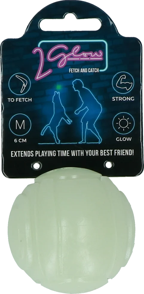 Jouet pour chien lumineux dans le noir – 2 Glow Fetch & Play – Image 1