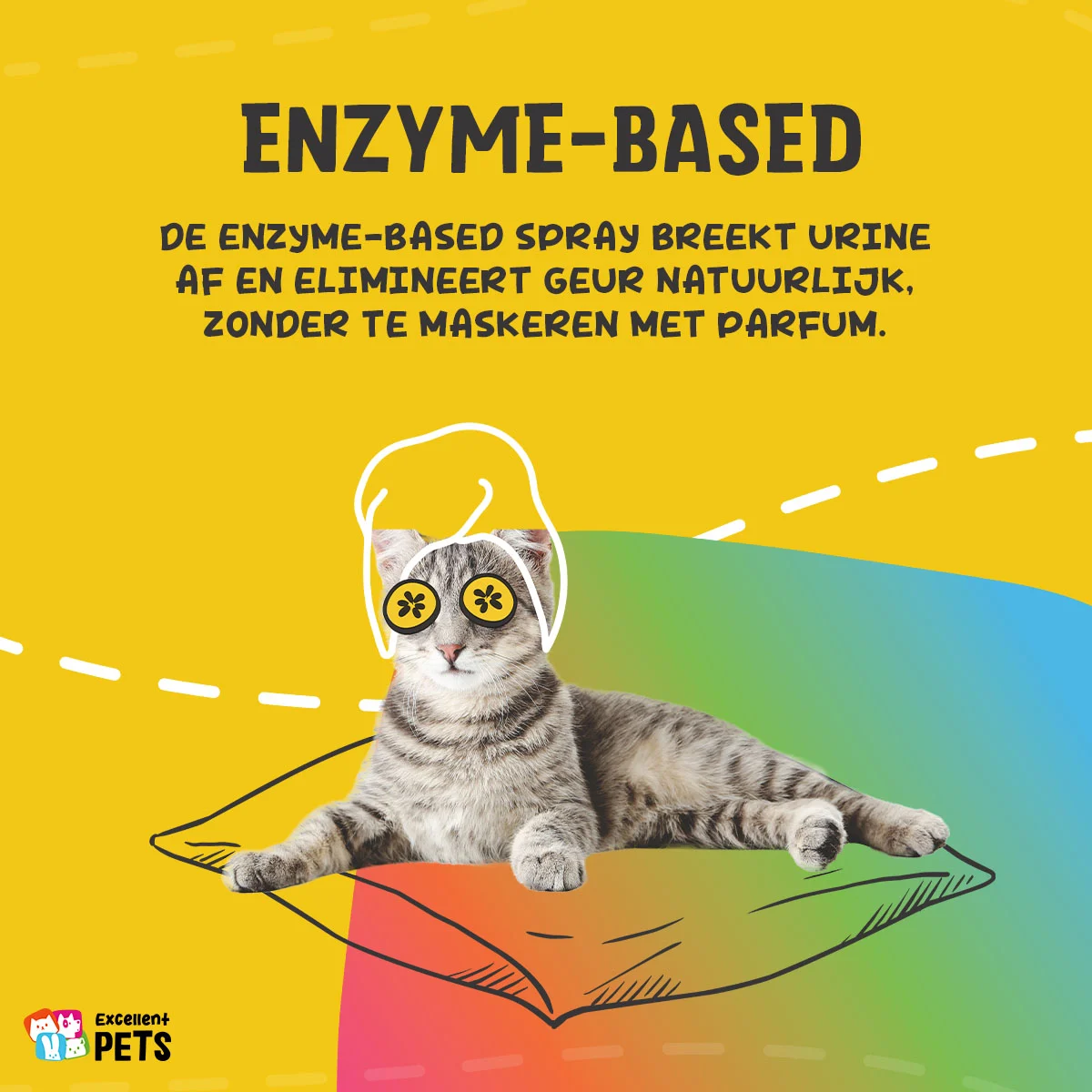 Spray contre les taches et les odeurs d’urine 250 ml – Excellent Pets Urine Control Spray – Image 6