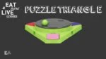 Puzzle pour chien pour croquettes et friandises – Eat Slow Live Longer Puzzle Triangle – Image 2