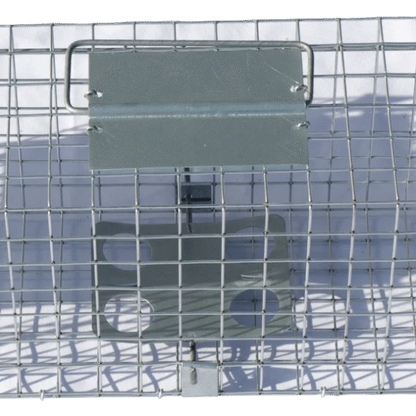 Piège de passage en acier galvanisé pour fouines et rats, 65 x 17 x 20 cm – Hofman Pest Control