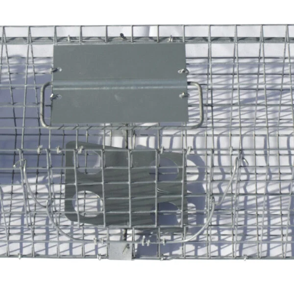 Piège cage en acier galvanisé pour fouines et rats, 102 x 17 x 20 cm – Hofman Pest Control