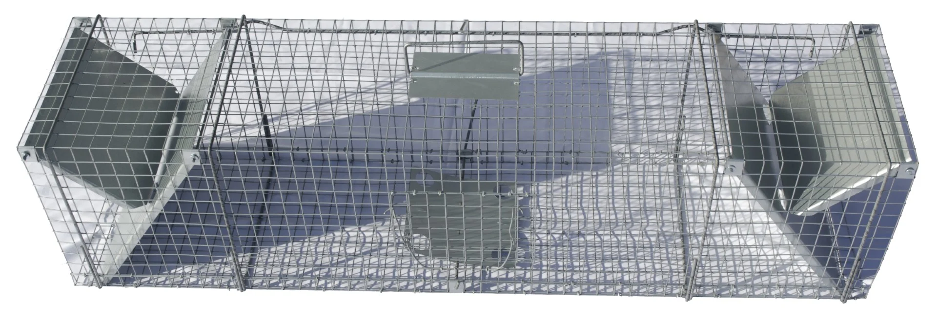 Piège tunnel en acier galvanisé pour fouines et rats, 122 x 29 x 32 cm – Hofman Pest Control – Image 2