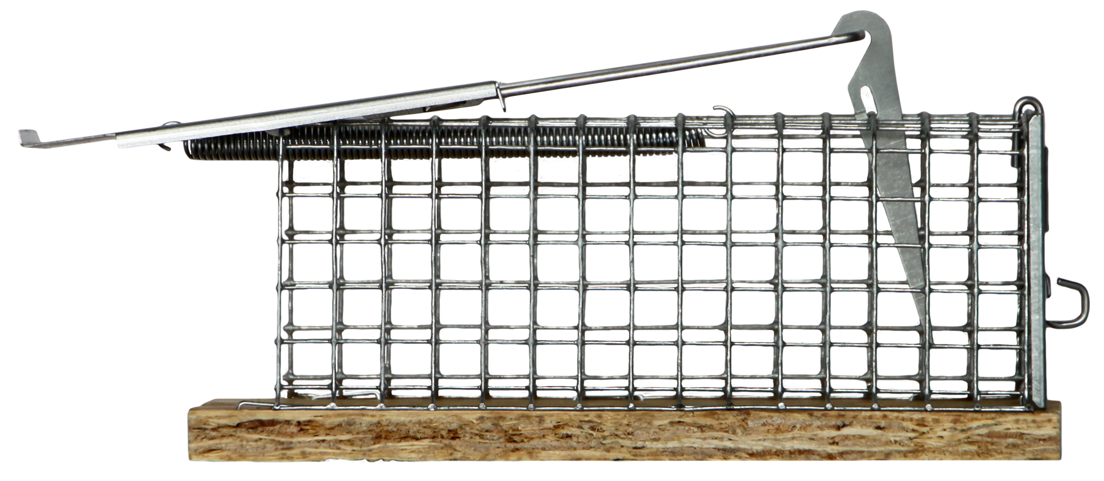 Piège à souris à capture vivante avec fond en bois, 13 x 5 x 5 cm – Hofman Pest Control Dura – Image 1