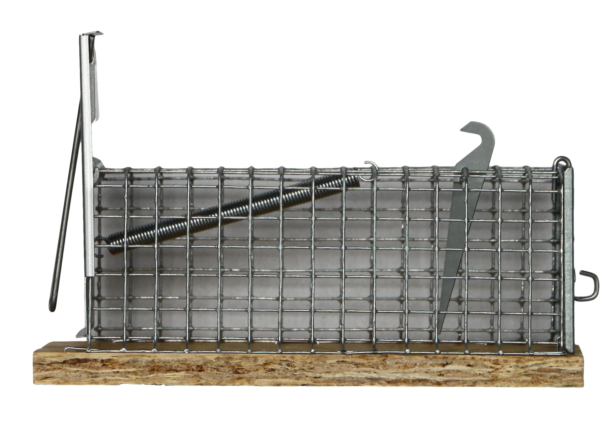 Piège à souris à capture vivante avec fond en bois, 13 x 5 x 5 cm – Hofman Pest Control Dura – Image 2