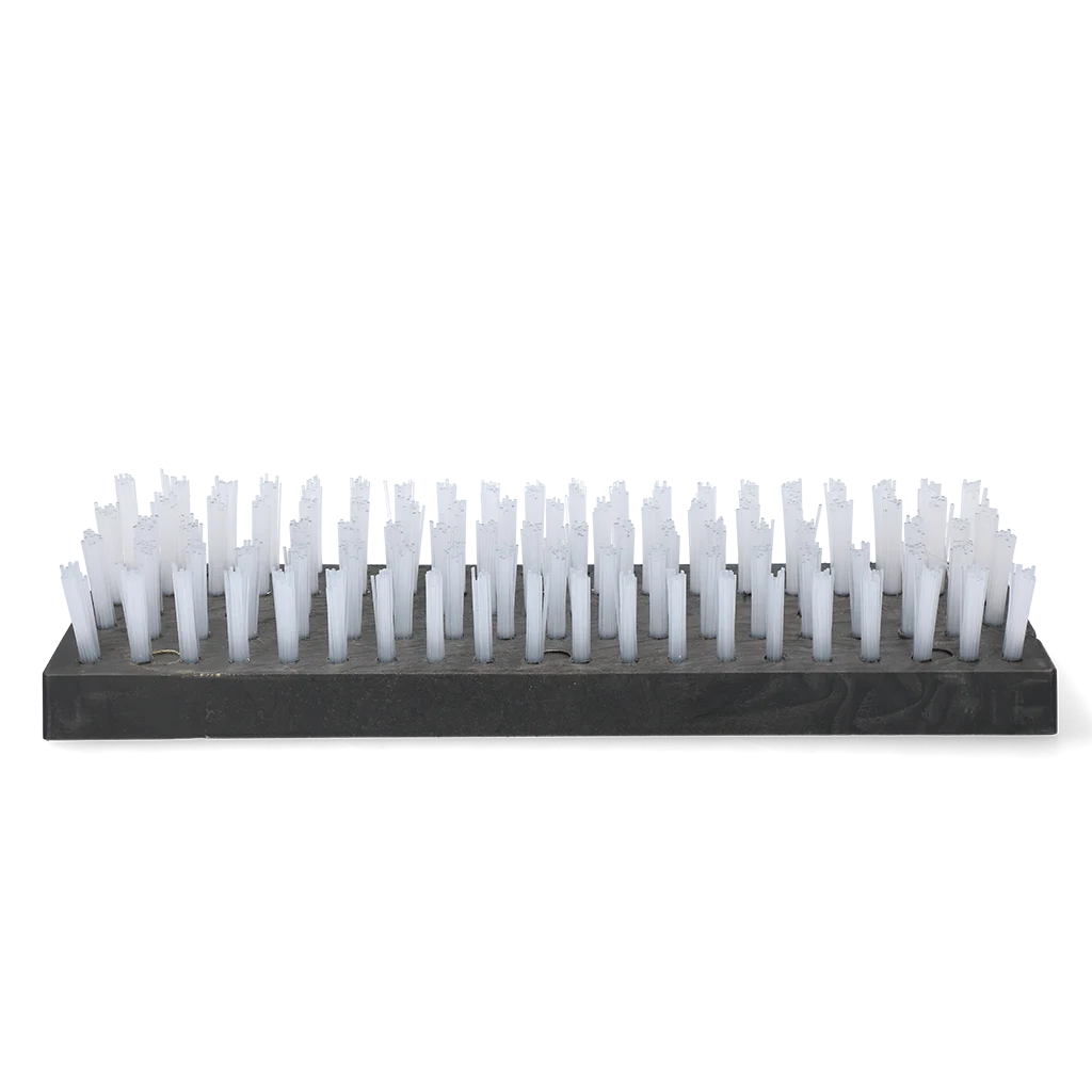 Brosse pour veaux à poils en nylon, blanche, 45 x 15 cm – Image 1