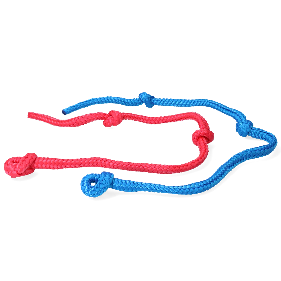 Cordes de vêlage bleue 78 cm et rouge 74 cm – Vink – Image 1