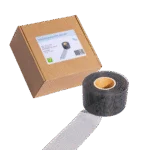 Bande de ventilation anti-nuisibles en acier inoxydable, noire, 30 m x 10 cm – VentiStrip